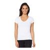 Boody Women's V-Neck T-Shirt, hvid