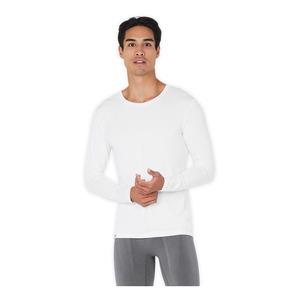 Boody Men's Long Sleeve Crew Neck T-Shirt, hvid