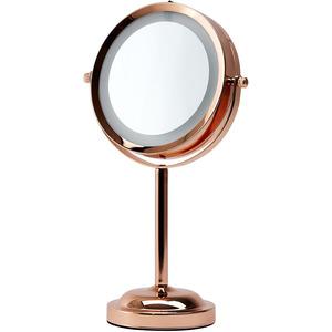 JJDK Bordspejl LED x1/x3 Rose Gold - H: 31 cm.