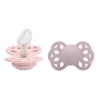 BIBS Infinity Silicone Anatomisk Blossom/Dusky Lilac 2 pak - Str. 2