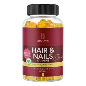 VitaYummy Hair & Nails Lemon - 60 stk.