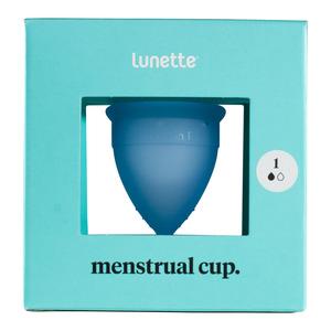 Lunette Menstruationskop Blå - Str. 1