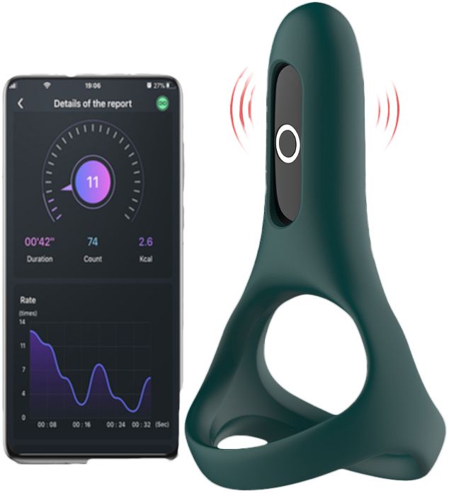 Magic Motion AppStyret Vibrerende Penisring Rise Med24.dk