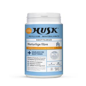 HUSK Psyllium Mavebalance + Mælkesyrebakterier - 200 g.