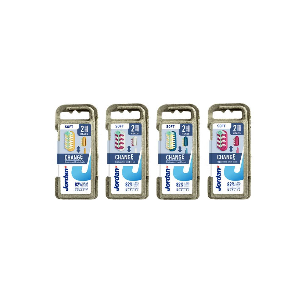 Køb Jordan Change Refill Heads Soft 2 stk. hos Med24.dk