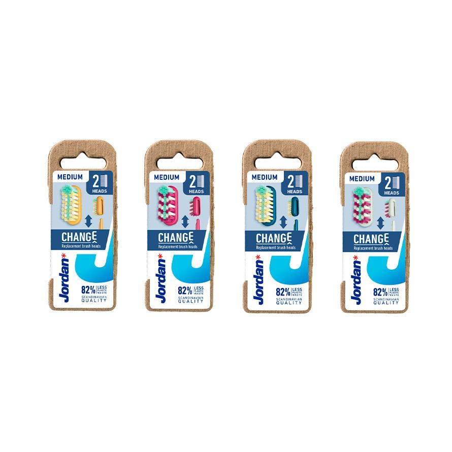 Køb Jordan Change Refill Heads Medium 2 stk. hos Med24.dk