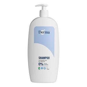 Denne variant af Derma Family Shampoo på hele 1000 ml giver dig nok til hele familien Derma Family Shampoo er en mild og behageligt skummende shampoo, som trygt kan anvendes af hele familien. Den indeholder hverken parfume, parabener eller farvestoffer og