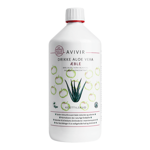 Avivir Drikke Aloe Vera Æble - 1000 ml