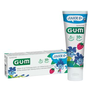 Gum Junior tandpasta jordbær 6+ år - 50 ml