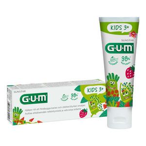 Gum Kids tandpasta jordbær (+3 år) - 50 ml