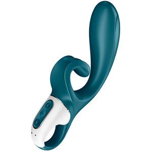Hug Me Vibrator Gray Blue Fra Satisfyer