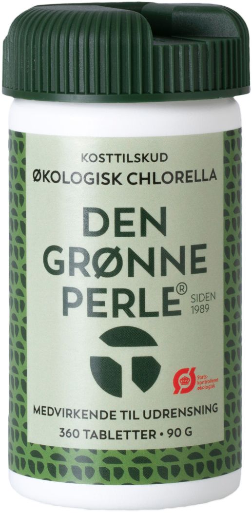 Chlorella - Den Grønne Perle Ø - 360 tabl.