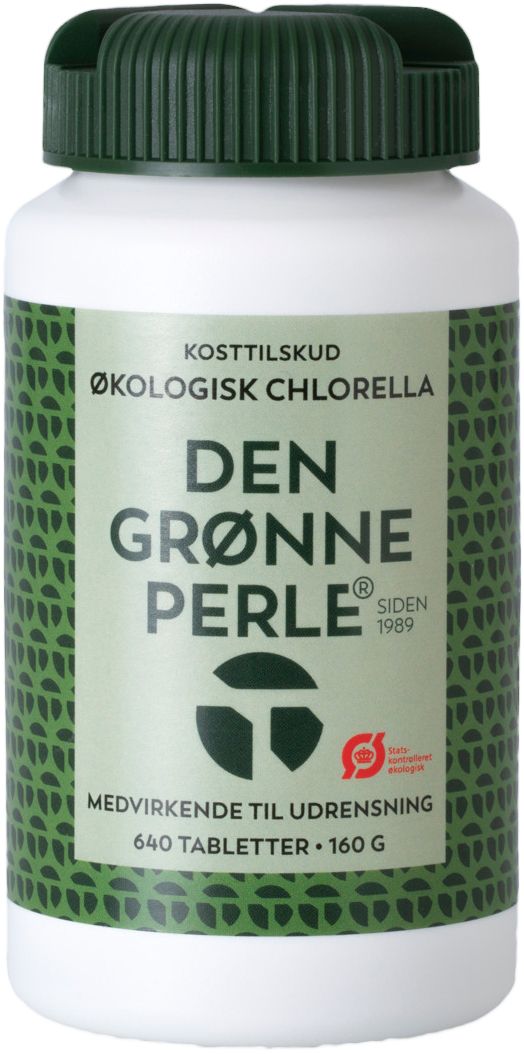 Chlorella - Den Grønne Perle Ø - 640 tabl.