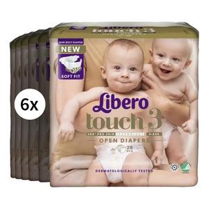 Libero Touch 3 Åben Ble - 6 x 28 stk.