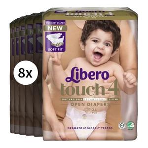 Libero Touch 4 Åben Ble - 8 x 24 stk.