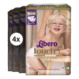 Libero Touch 7 Åben Ble - 4 x 20 stk.