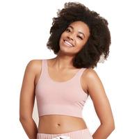 Boody Ribbed Seamless Bra Dusty Pink - 1 stk - Small
