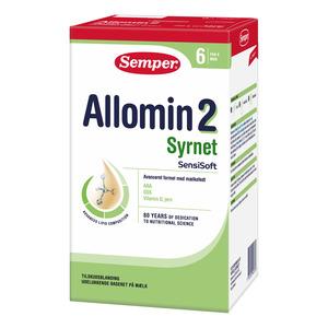 Semper Allomin 2 syrnet tilskudsblanding fra 6 mdr - 700 gr