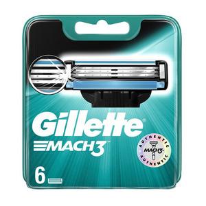 Gillette Mach3 barberblade - 6 stk.