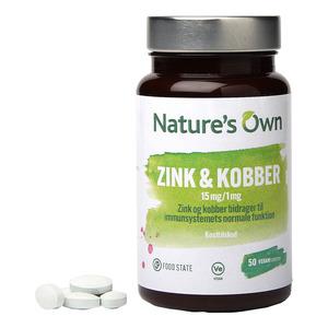 Nature's Own Zink & Kobber - 50 tabl.