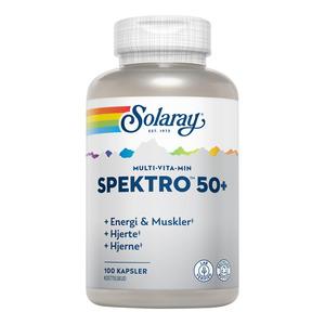 8: Solaray Spektro 50+ Multi-Vita-Min - 100 kaps.