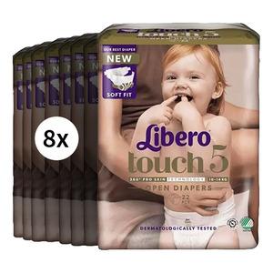 Libero Touch 5 Åben ble - 8 x 22 stk.