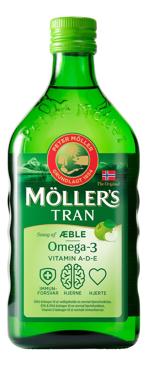 Møllers Tran Æble - 500 ml.