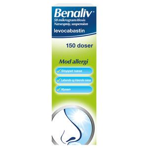 Benaliv Næsespray 50 mikg - 150 doser