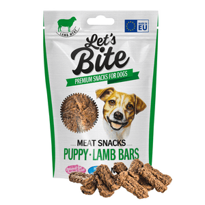 Lets Bite Meat Snacks, lam til hvalpe - 80 g