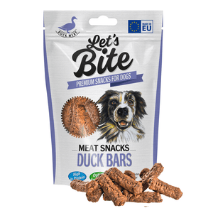 Lets Bite Meat Snacks, andestrimler - 80 g