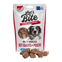 Lets Bite Meat Snacks, okse & kylling - 80 g