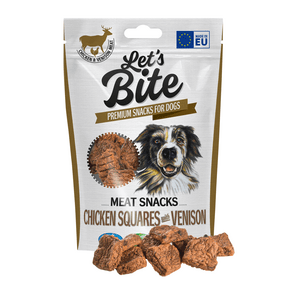 Lets Bite Meat Snacks, vildt & kylling - 80 g