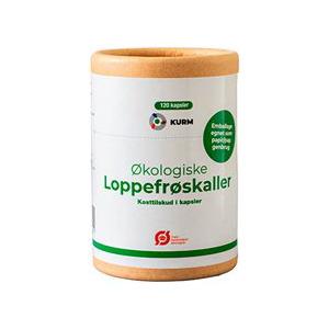 Kurm Ø Loppefrøskaller - 120 kaps.