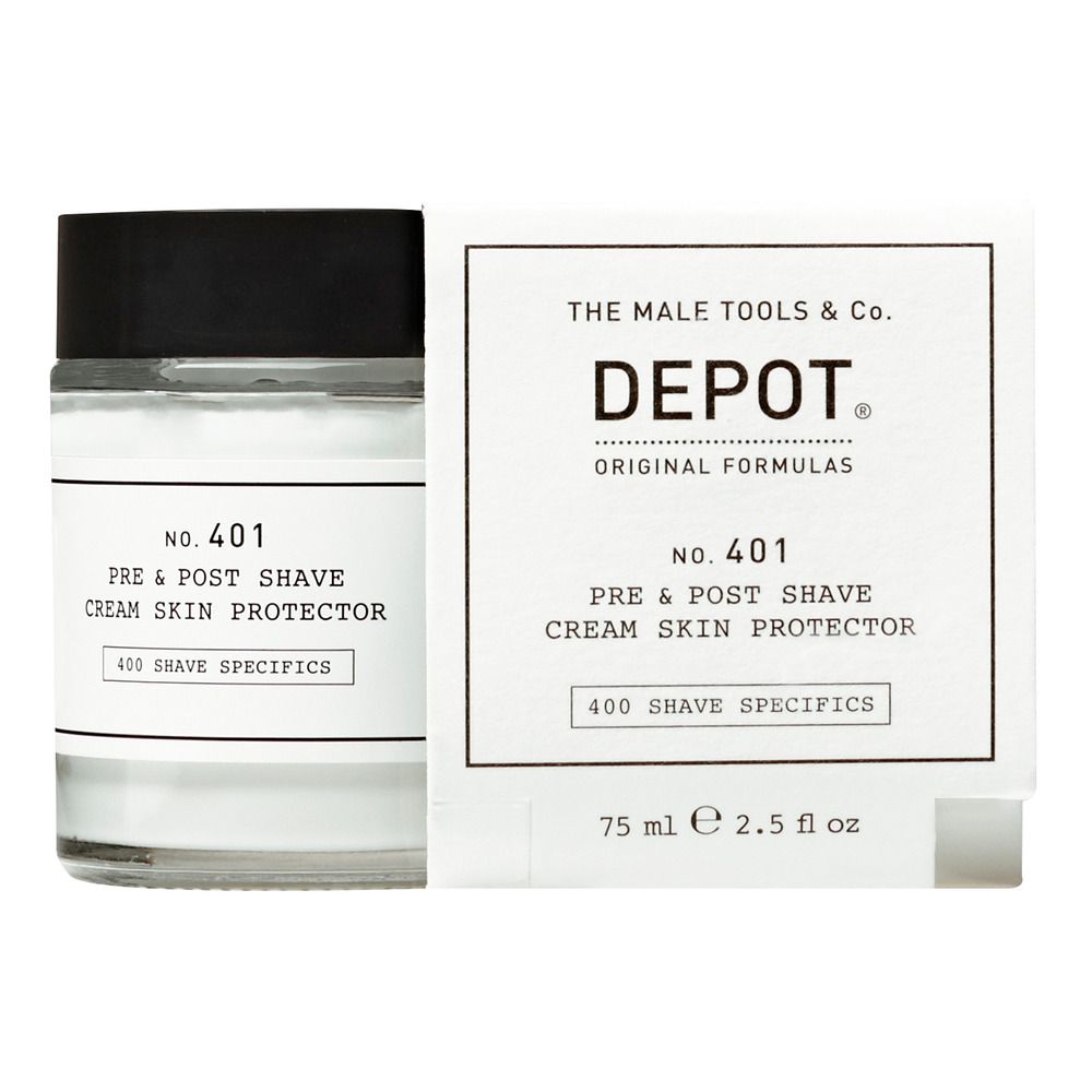 Skin Protector Køb Depot 401 Pre & Post Shave Cream Skin Protector | Med24.dk