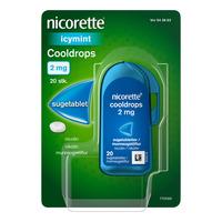 Nicorette Cooldrops Icy mint 2 mg - 20 sugetabletter