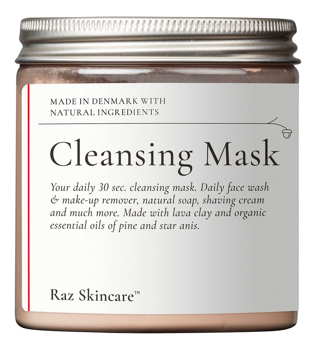 dragt radikal kompression Køb Raz Skincare organisk Cleansing Mask på Med24.dk