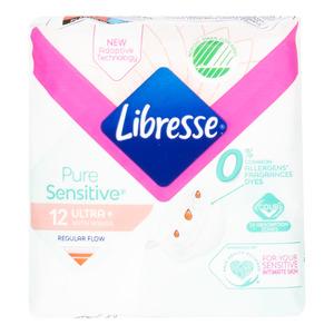 Libresse Pure Sensitive Ultra+Wings - 12 stk.