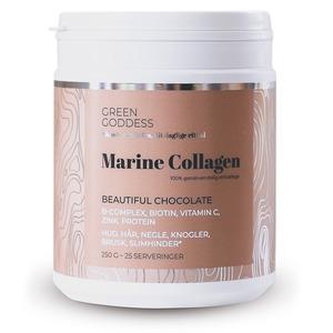 Green Goddess Goddes Collagen Chocolate inkl. B-complex, C-vitamin og zink - 250 g