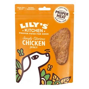 LilyÂ´s Kitchen hundesnack, Simply Glorious Chicken Jerky - 70g.