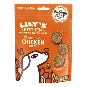 LilyÂ´s Kitchen hundesnack, Chomp-away Chicken Bites - 70g.