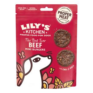 LilyÂ´s Kitchen hundesnack, Beef Mini Burgers - 70g.