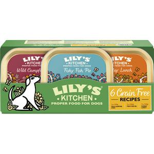 LilyÂ´s Kitchen vådfoder til hund, Grain Free Multipack - 6 stk.