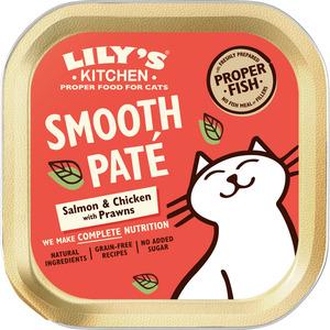 Lily´s Kitchen vådfoder til kat, Salmon & Chicken & Prawns - 85 g.