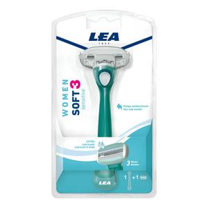 LEA Soft3 Sensitive - 1 Skraber + 1 blad