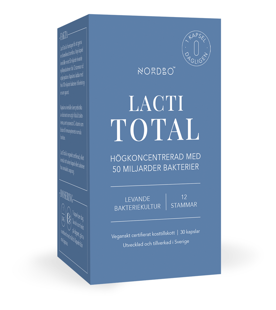 NORDBO Lacti Total - 30 kaps.