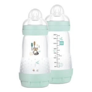 MAM Anti-Colic Sutteflaske 260 ml, Blå - 2 stk.