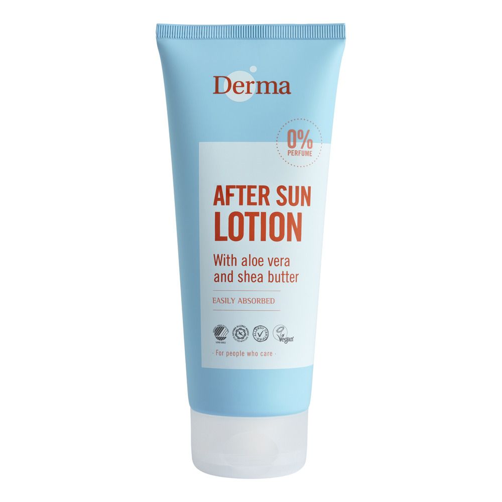 Køb Derma Aftersun Lotion 200 ml billigt hos Med24.dk