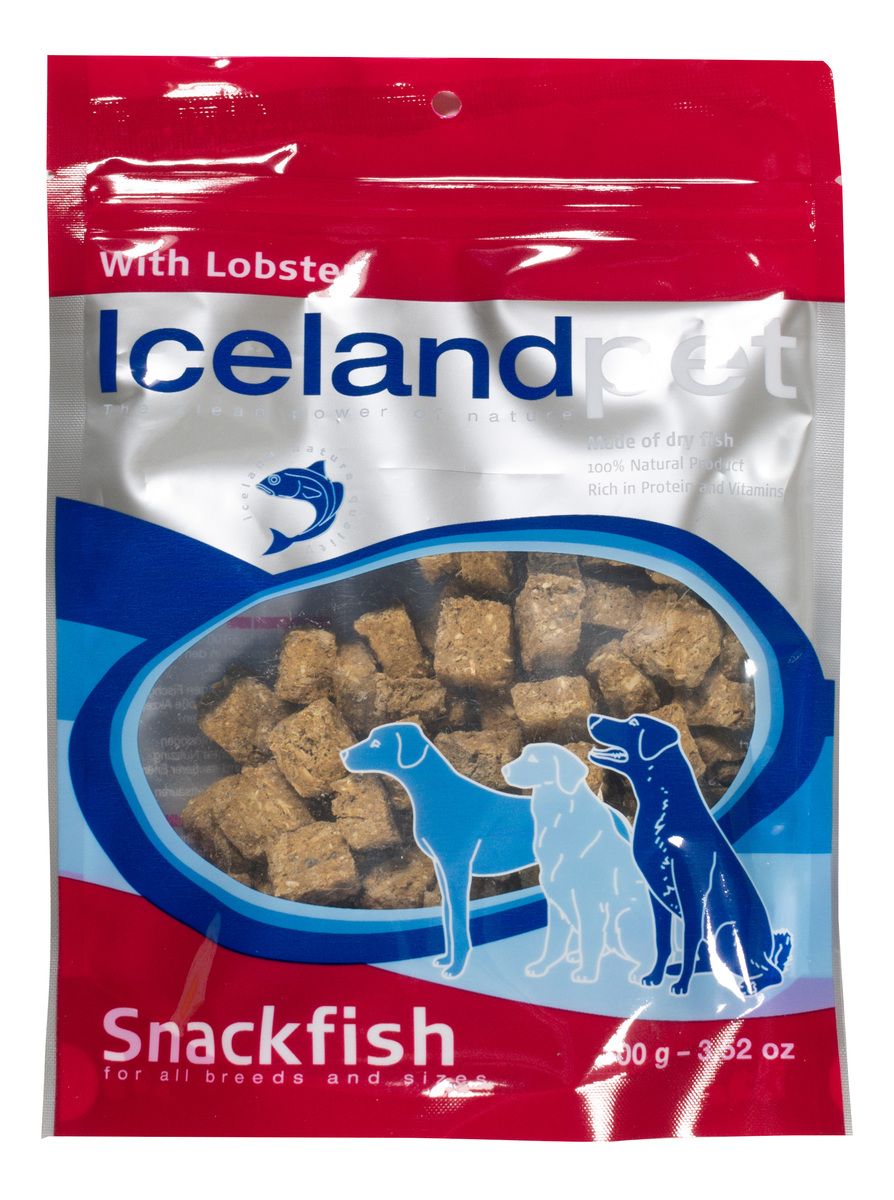 Køb Iceland Pet hundegodbidder, Lobster 100g. billigt hos Med24.dk