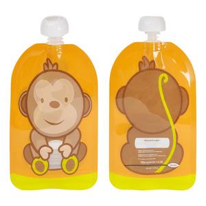 Fill n Squeeze Refill Baby Food Pouches Monkey - 6 stk.