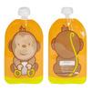 Fill n Squeeze Refill Baby Food Pouches Monkey - 6 stk.